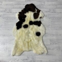 Schapenvacht bruin creme 105x65cm