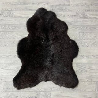 Schapenvacht bruin grijs 95x70cm