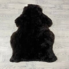 Schapenvacht bruin wit 95x65cm