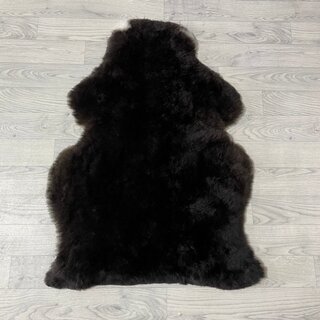 Schapenvacht bruin wit 95x65cm