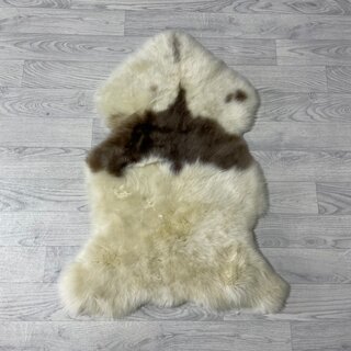 Schapenvacht bruin creme 85x60cm