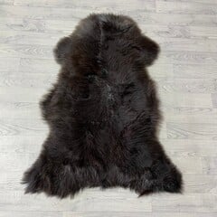 Schapenvacht bruin wit 110x80cm