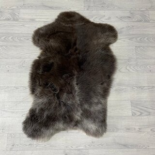 Schapenvacht bruin wit 85x50cm