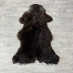 Schapenvacht bruin wit 110x70cm