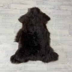 Schapenvacht bruin wit 100x75cm