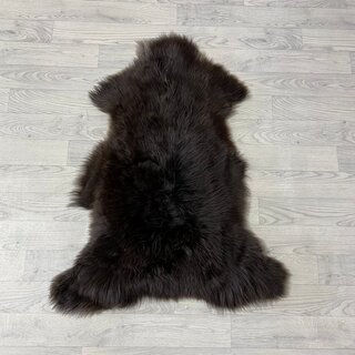 Schapenvacht bruin wit 100x75cm