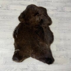 Schapenvacht bruin wit 95x60cm