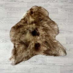Schapenvacht mouflon bruin wit 85x70cm