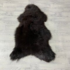 Schapenvacht bruin wit 105x70cm