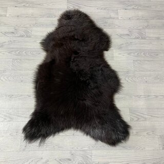 Schapenvacht bruin wit 105x70cm