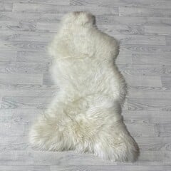 Schapenvacht wit bruin 120x80cm L