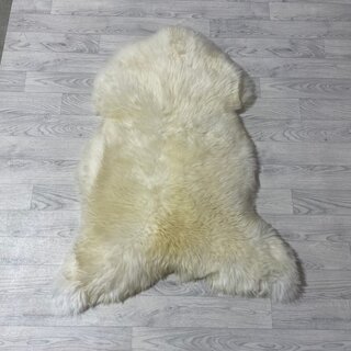 Schapenvacht wit creme 110x80cm M