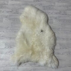 Schapenvacht wit bruin 110x75cm M