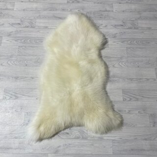 Schapenvacht wit creme 110x70cm M