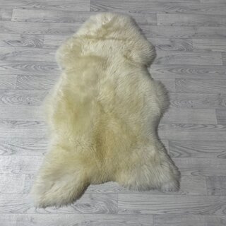 Schapenvacht wit creme 115x80cm M