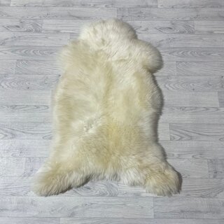 Schapenvacht wit creme 105x75cm M