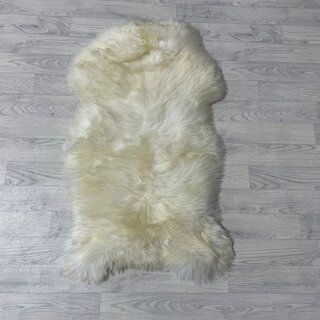 Schapenvacht wit creme 110x60cm M