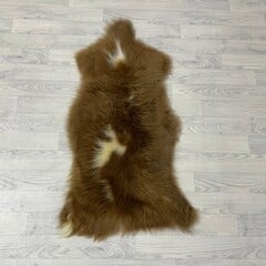 Schapenvacht bruin creme 115x60cm M