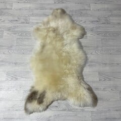 Schapenvacht creme bruin 115x65cm M