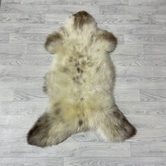 Schapenvacht wit creme bruin 110x75cm M