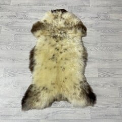 Schapenvacht creme bruin 110x70cm M