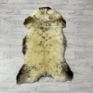 Schapenvacht creme bruin 110x70cm M