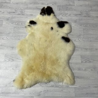 Schapenvacht creme bruin 110x70cm M