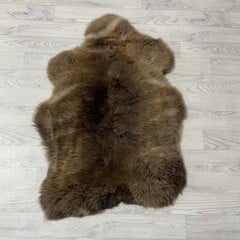Schapenvacht bruin wit 100x65cm M