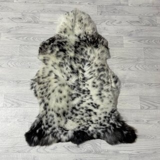 Schapenvacht bruin wit 105x75cm M