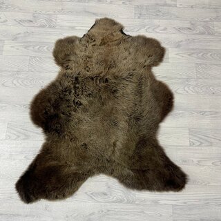 Schapenvacht bruin multicolor 105x85cm M