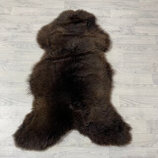 Schapenvacht bruin 125x85cm XL-XXL