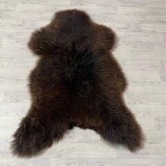 Schapenvacht bruin 125x90cm XL-XXL