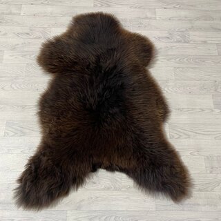 Schapenvacht bruin 125x90cm XL-XXL