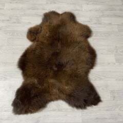 Schapenvacht bruin wit 115x80cm M