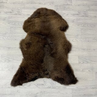 Schapenvacht bruin 105x75cm M