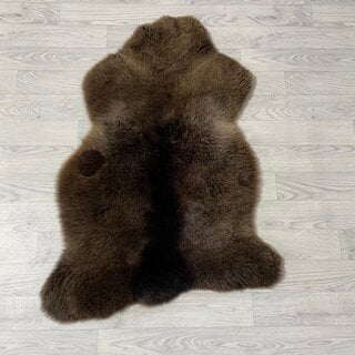 Schapenvacht bruin tinten 105x75cm M