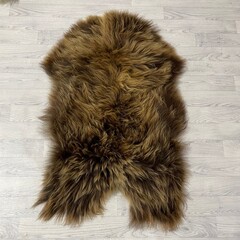 IJslander schapenvacht bruin 120x75cm L