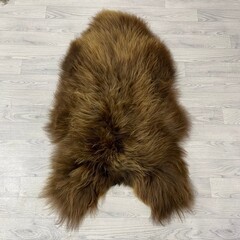 IJslander schapenvacht bruin 115x70cm M