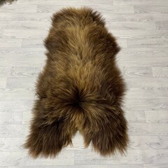 IJslander schapenvacht bruin 130x75cm XL-XXL