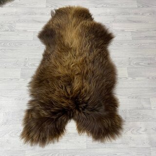 IJslander schapenvacht bruin 125x80cm XL-XXL