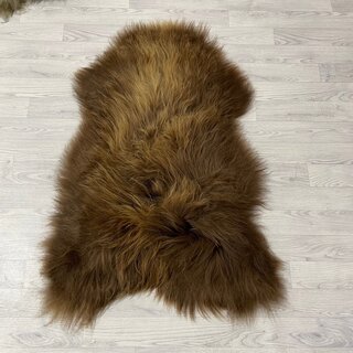 IJslander schapenvacht bruin 125x80cm XL-XXL