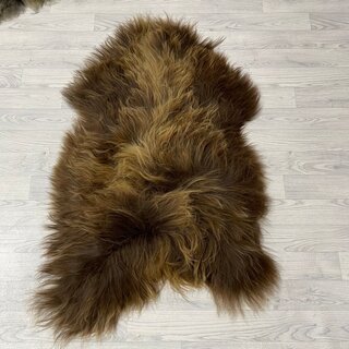 IJslander schapenvacht bruin 125x75cm XL-XXL