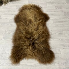 IJslander schapenvacht bruin 130x75cm XL-XXL