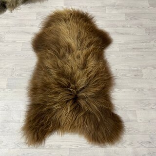 IJslander schapenvacht bruin 130x75cm XL-XXL