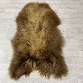 IJslander schapenvacht bruin 125x80cm XL-XXL