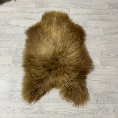 IJslander schapenvacht bruin beige 110x65cm M