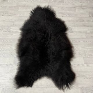 IJslander schapenvacht donkerbruin 120x75cm L