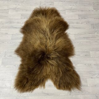 IJslander schapenvacht bruin 130x80cm XL-XXL