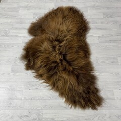 IJslander schapenvacht bruin 130x75cm XL-XXL