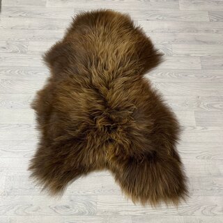 IJslander schapenvacht bruin 120x80cm L